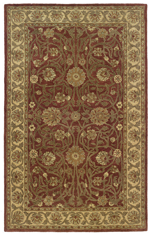 Alcott Hill® Osblek Handmade Tufted Wool Rust Rug & Reviews | Wayfair