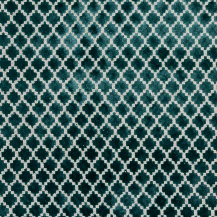Suite Pique Trellis Fabric, Turquoise