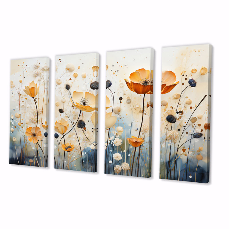 Impression sur toile 4 pièces