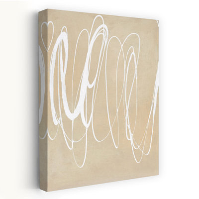 Art abstrait minimaliste grand ouvert