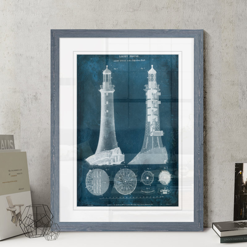 « blueprint blueprint » par paul cezanne-cadre photo, impression, H 28 po x l 38 po x P 1,25 po, Impression avec cadre gris
