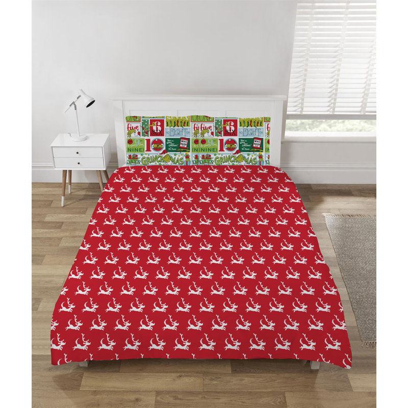 Andri Microfiber Duvet Cover Set with Pillowcases, Double Duvet Cover + 2 Pillowcases