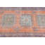 Tapis turc vintage orange vif pour la cuisine et le couloir Oushak