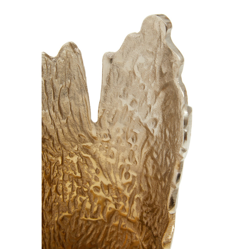 Fong Aluminum Tabletop Tealight Holder, Gold/Silver