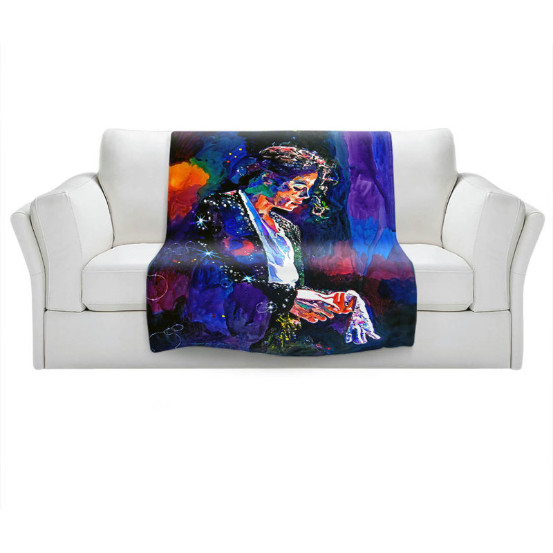 Hand Woven Throw Blanket, 68" x 80"