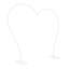 Metal Heart-Shaped Wedding Arch Backdrop Stand-85036332