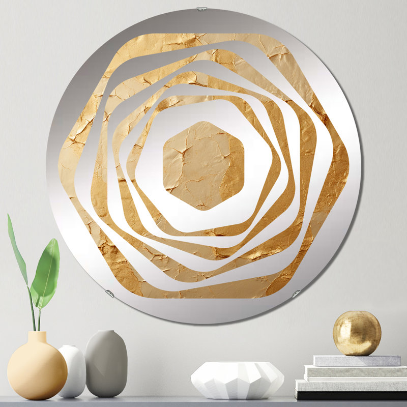 Frascati - Miroir décoratif Amorphe, 23,6 po x 23,6 po