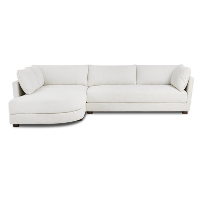 Canapé modulaire en tissu à revers à gauche 122 po pertuis