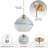Pella 1 - Light Gold Sphere Pendant