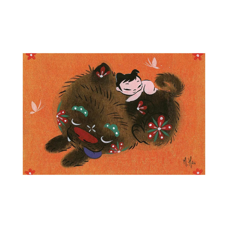 Puppy Love by Martin Hsu - Wrapped Canvas Gallery-Wrapped Canvas Giclée, 20.32 cm H x 30.48 cm W