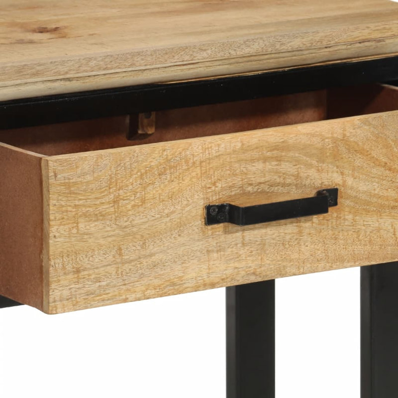 Netta 110cm Solid Wood Top Console Table