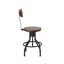 Amici Adjustable Stool with Metal Frame