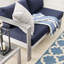 Causeuse d'extérieur en aluminium Shore Sunbrella-2095654385