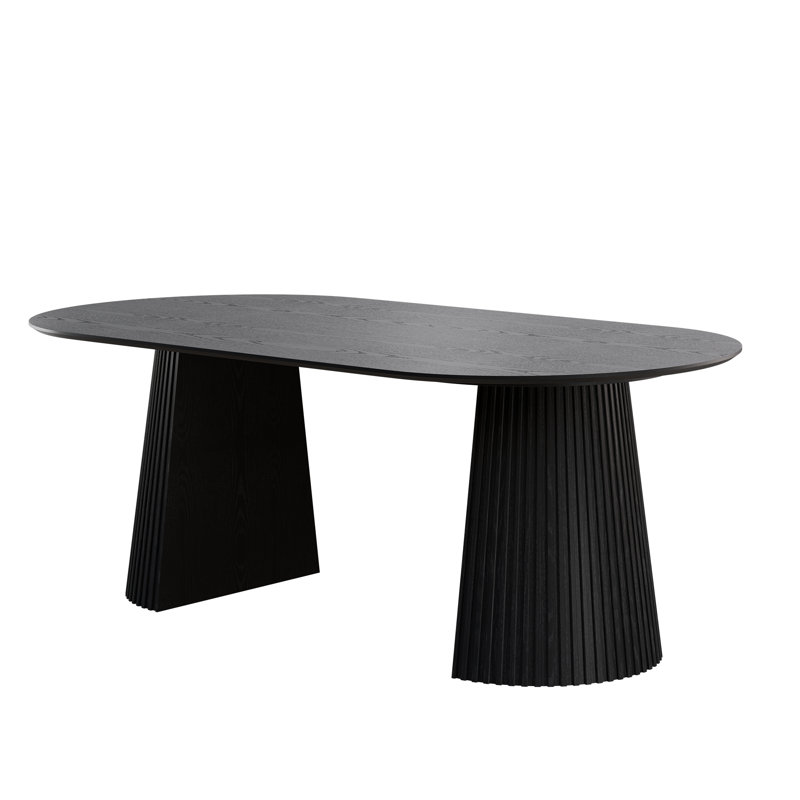 Table de salle à manger Hulse, Noir