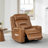 Olathe Genuine Leather Dual Motor Lay Flat Power Recliner With Power Headrest-1500349655