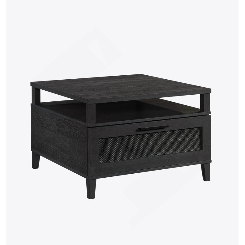 Table basse, finition noire