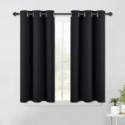 Paire de rideaux occultant en polyester