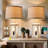 24" Farmhouse Dimmable Touch Control Table Lamp Set of Two-108834507