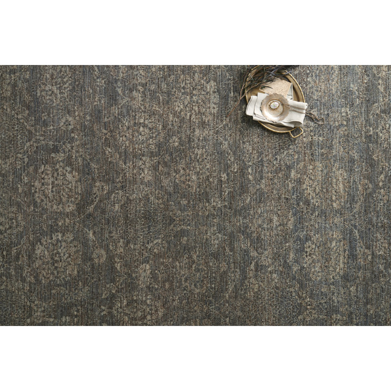 Hannah Hand Knotted Wool Area Rug, Rectangle 5'6" x 8'6"