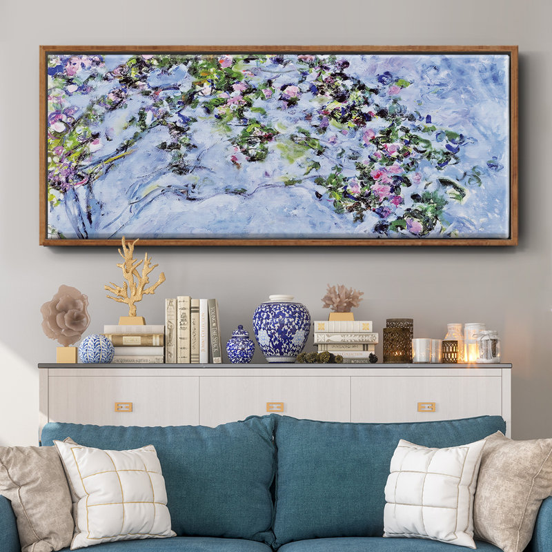 The Rose Bush, 1925- Framed Canvas