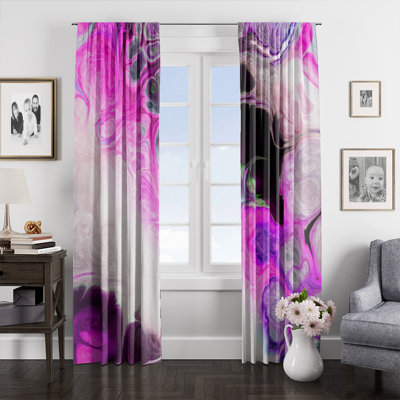 Tsamis Semi Sheer Curtain Pair