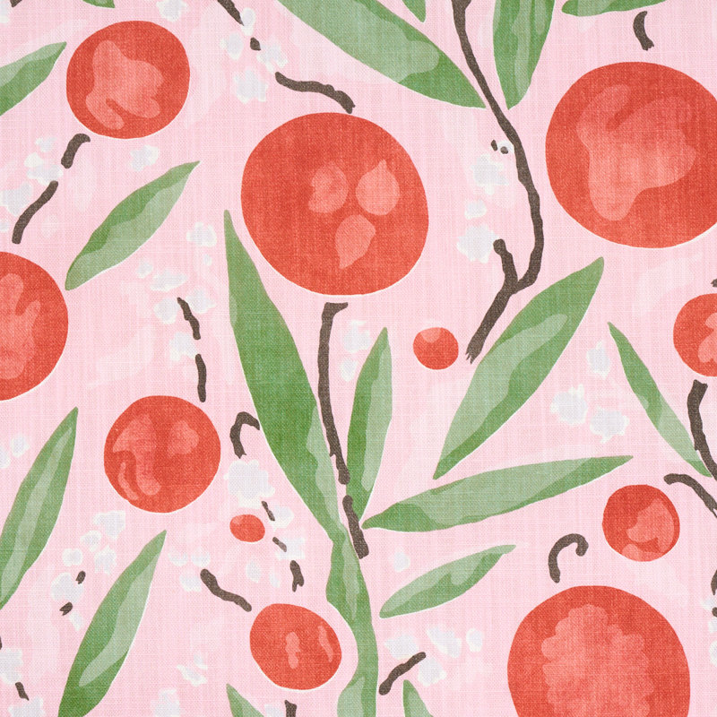Tissu mirabelle, Cerise / rosé