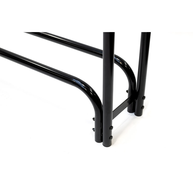 Steel Log Rack, 118 cm H x 244 cm W x 25 cm D