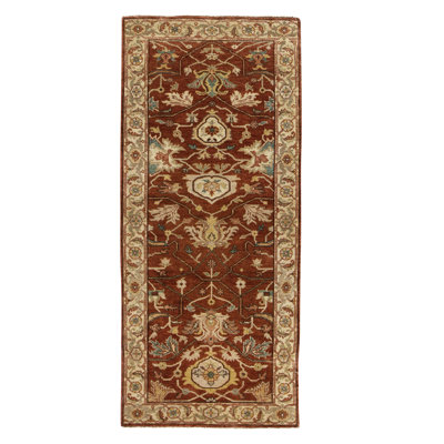 One-of-a-Kind 2'8" X 6' Runner Wool Area Rug in