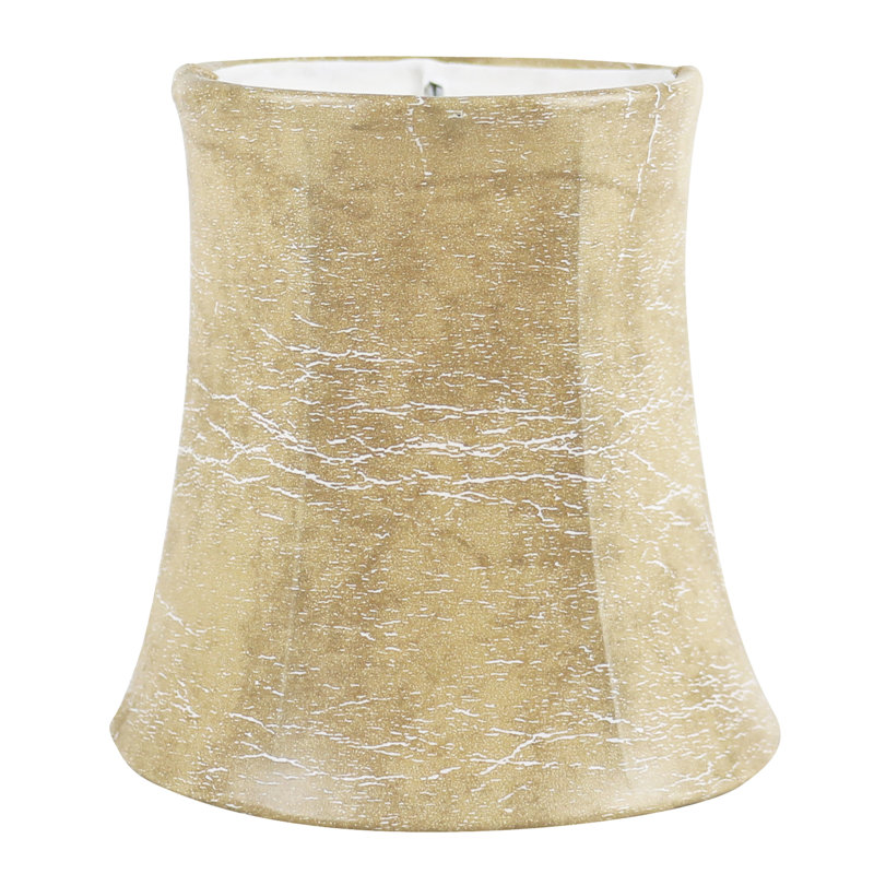 Abat-jour de lustre en similicuir Orren Ellis, H 4,5 po x l 3,5 po x P 4,5 po