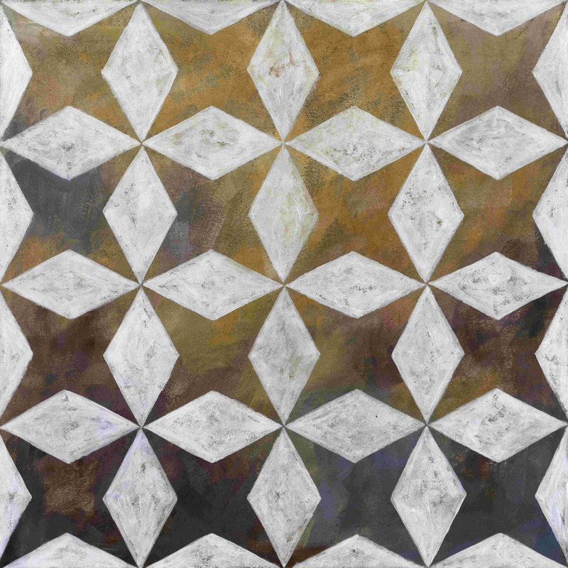 " Royal Pattern I " by Megan Meagher Painting Print, 20" H x 20" W  