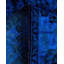 Tapis bleu noué à la main de conception unique Holsworth - bleu