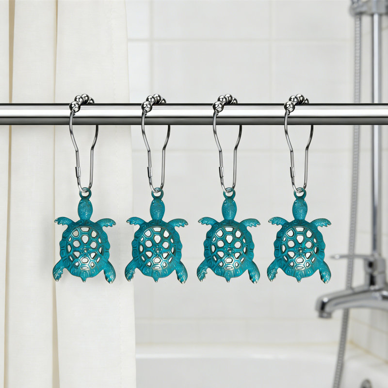 Crochets de rideau de douche Sea Turtle Beach