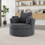 Fauteuil demi-tonneau pivotant l 42,1 po Berey-388414166