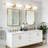 Modern 2-Light Vanity Wall Sconce With Milk Glass Shade, Up And Down Bathroom Light Fixture For Mirror, Durable Hardwired Wall Lighting For Bathroom Bedroom Living Room Hallway-1384998635-1384998636-1384998627