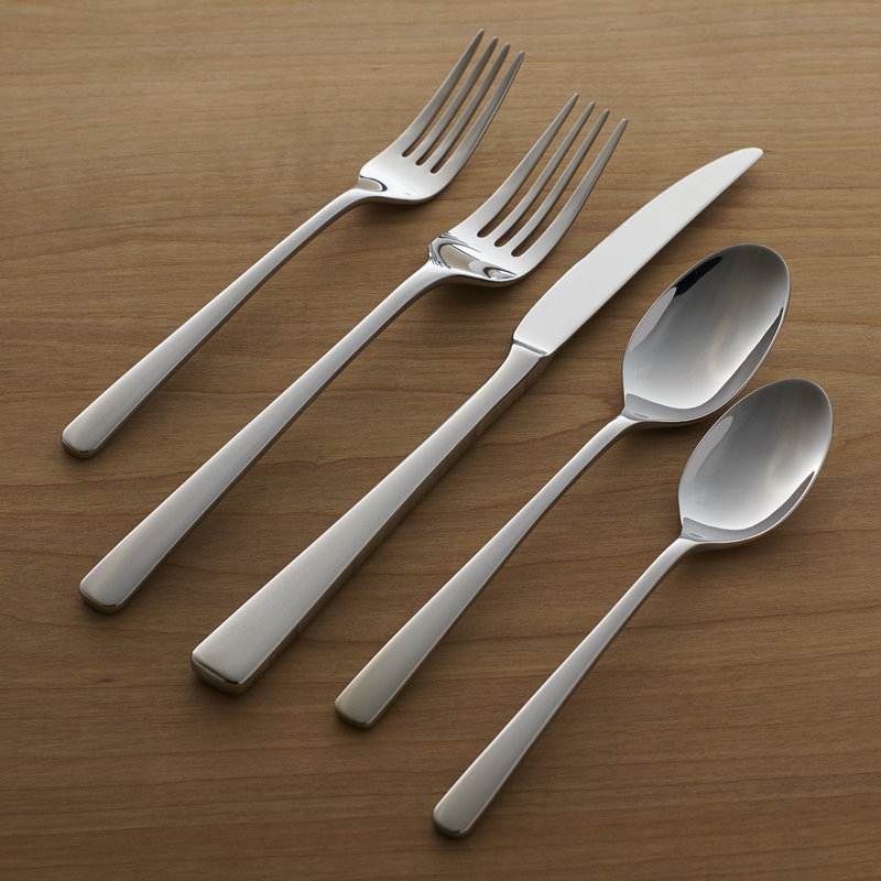 Oneida Doublet 20 Piece Everyday Flatware Set, Service For 4