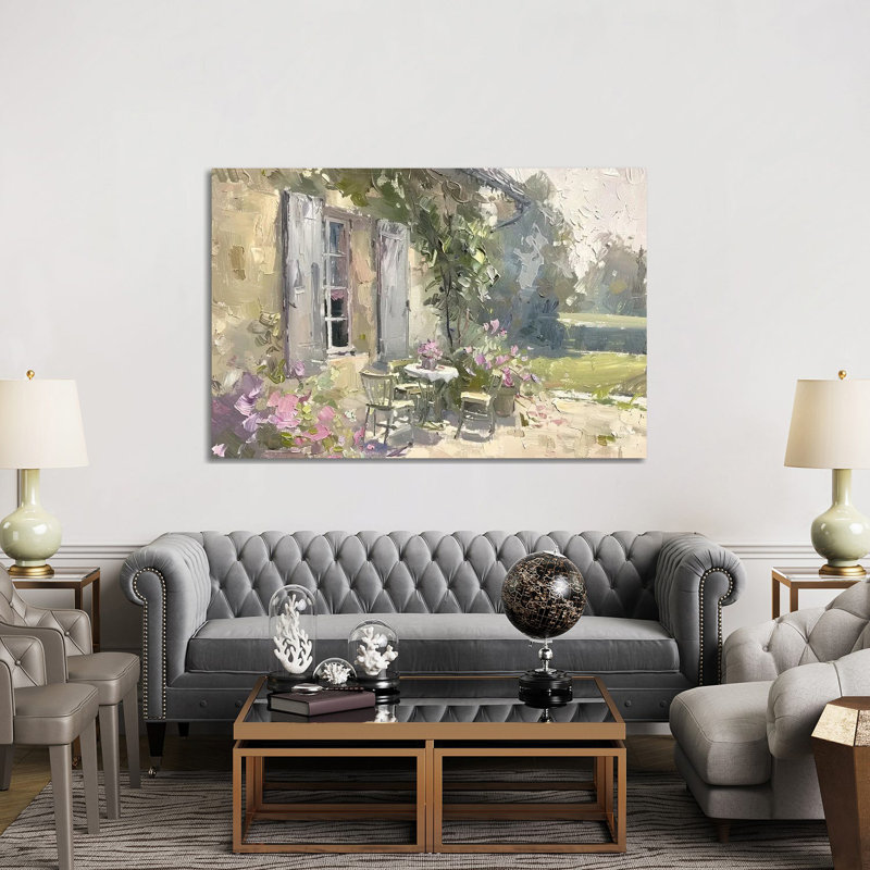 Patio by Willow Studio - Gallery-Wrapped Canvas Giclée on Canvas, Does Not Apply, 45.72 cm H x 66.04 cm W, Wrapped Canvas