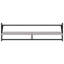 Dimick 6 Piece Wall Shelf Set with Bars Engineered Wood-2136771417