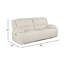 Canapé inclinable électrique Cally avec ports de chargement USB, en microfibre beige-135371800-135371797