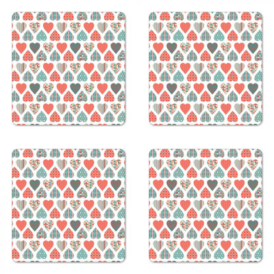 Square 4 Piece Coaster Set