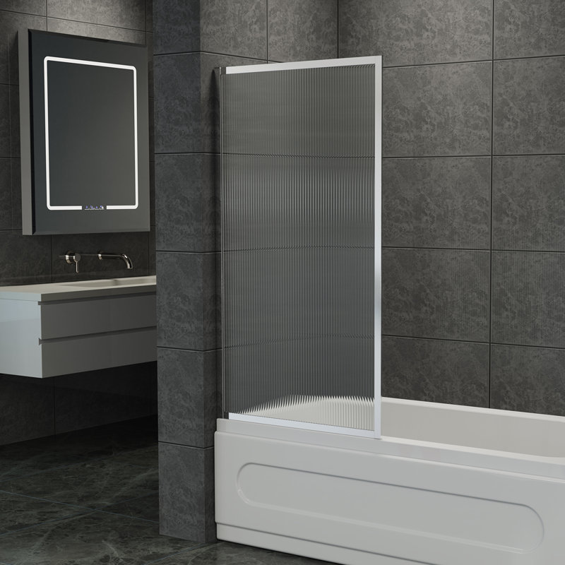 800mm W x 1400mm H Framed Wet Room Glass Screens with Glass