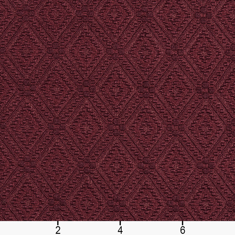 Tissu floral matelassé, Bourgogne