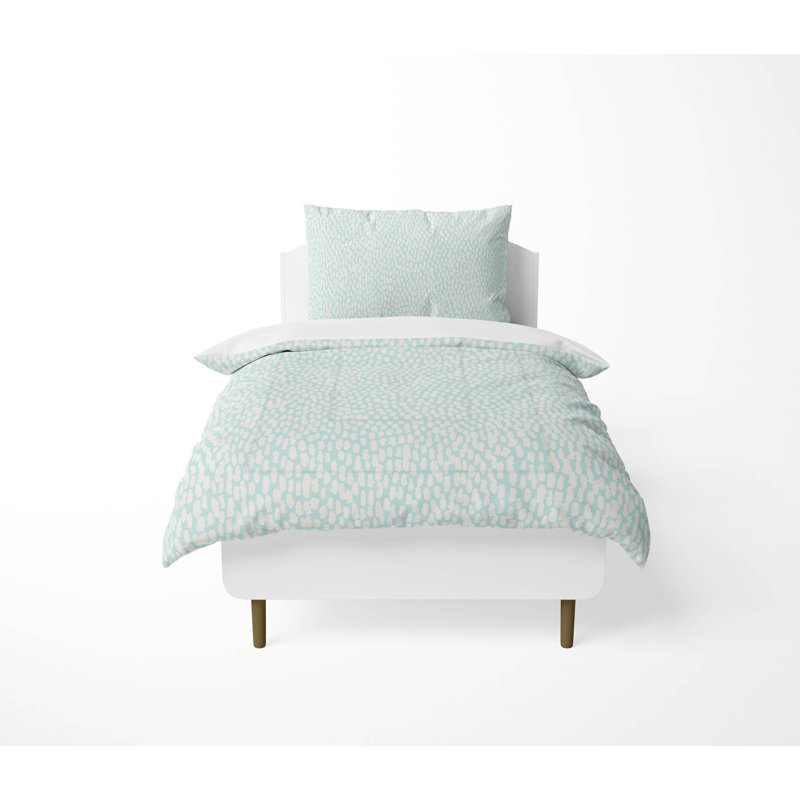 Ensemble d'édredon léger Twinkle Splat, Bleu clair