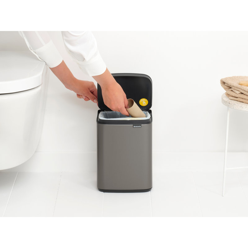 Brabantia Bo Waste Bin, Soft Beige, 4 L