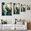 Mignon héron, art floral I - peinture sur toile-1148569442-1148569445