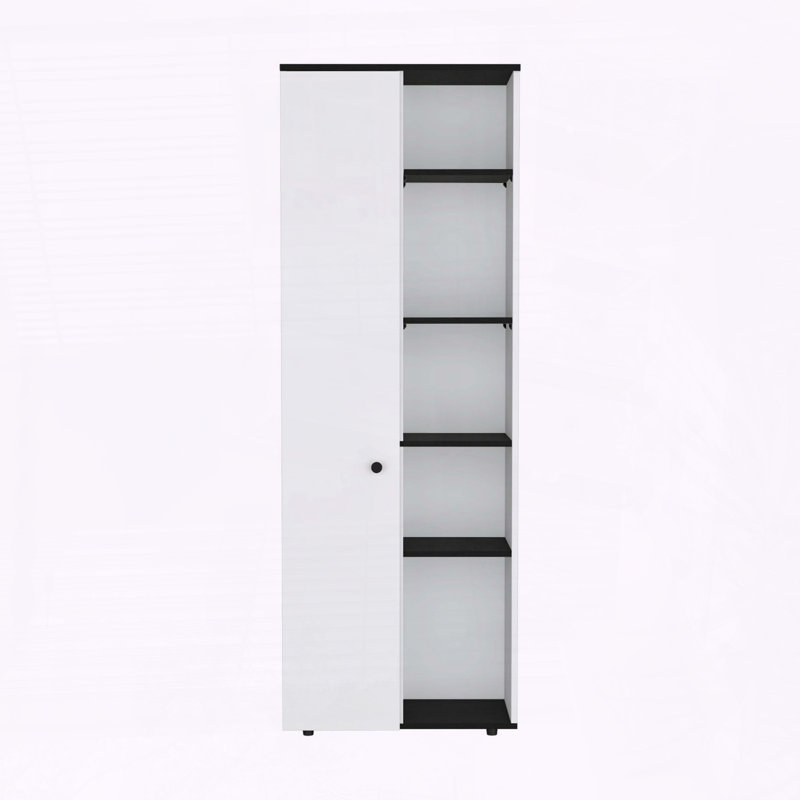 Armoire de rangement Hoyt avec 10 compartiments, Noir