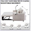 55.9" Convertible Sofa Bed Loveseat Sofa with Three USB Ports, Two Side Pockets-119696893