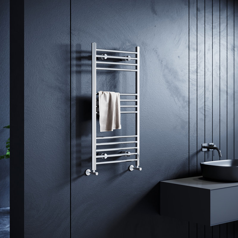 Sasser Straight Towel Rail Heated Towel Rails, 1000mm H x 500mm W x 30mm D