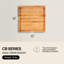 John Boos Chef's Collection Edge Grain 1.75" Maple Cutting Board with Groove-32567538