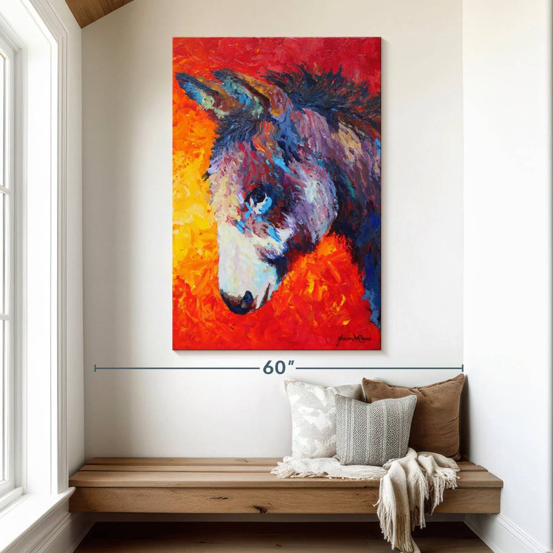 Brampt Donkey II, 51" H x 34" W
