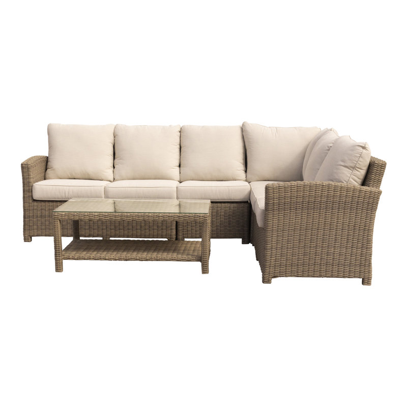 Sarazen 6 - Person Patio Conversation Set with Cushions